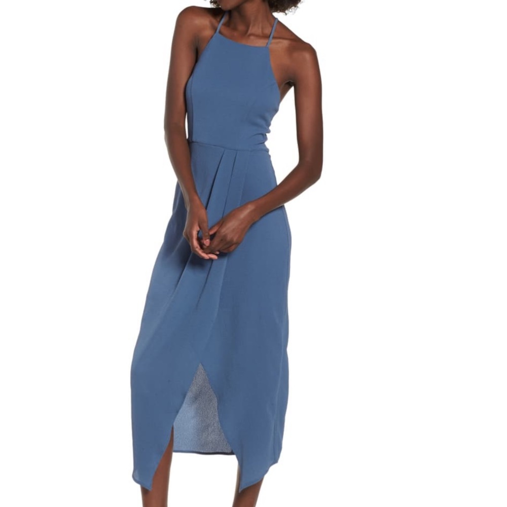 Wrap Midi Dress